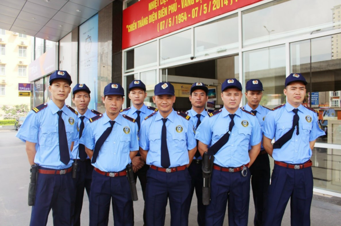 Đội ngũ bảo vệ có nghiệp vụ cao