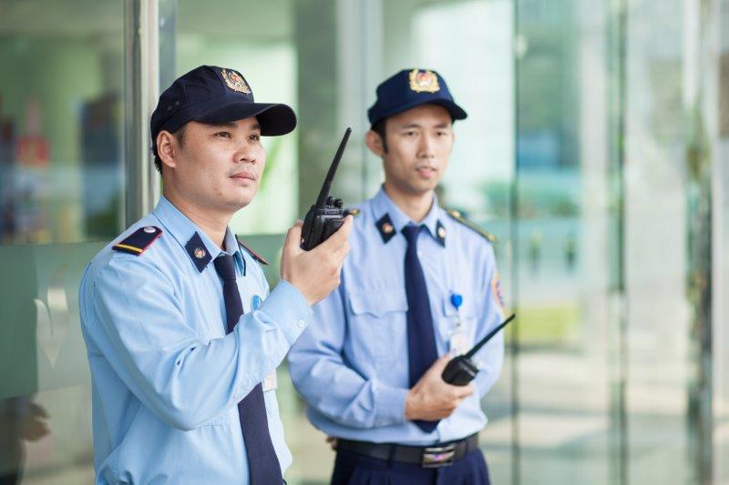 Đội ngũ bảo vệ được trang bị đầy đủ thiết bị
