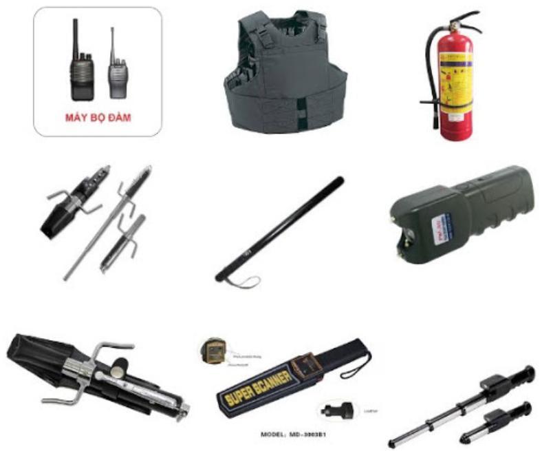 Các trang thiết bị bảo vệ tân tiến, hiện đại