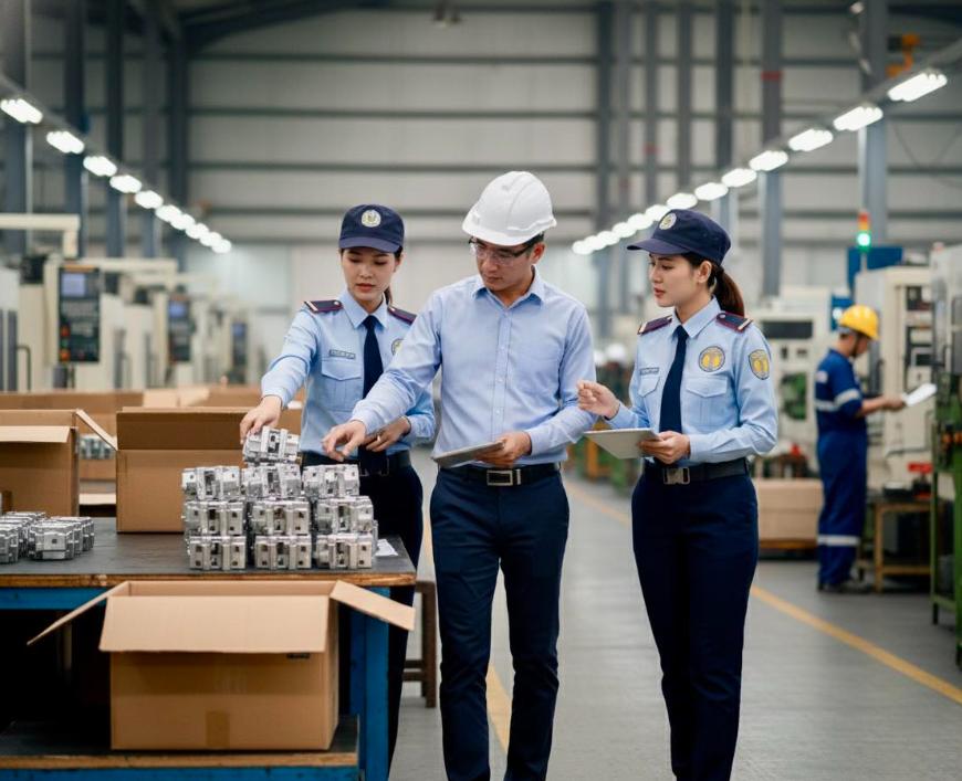 Đội ngũ nhân viên được đào tạo bài bản