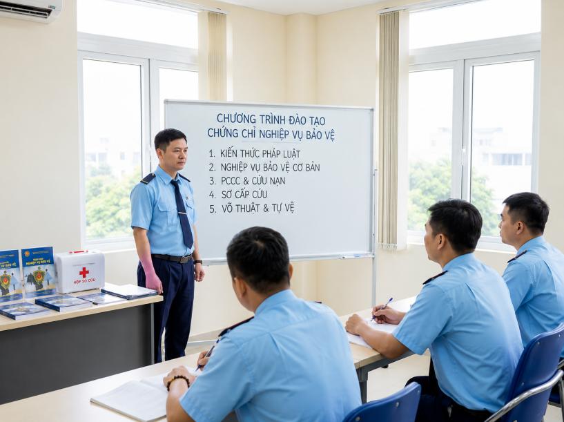 Nhân viên bảo vệ cần nắm vững luật pháp và quy định liên quan đến công việc 
