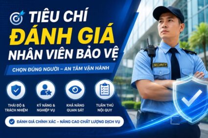 Tiêu chí đánh giá nhân viên bảo vệ