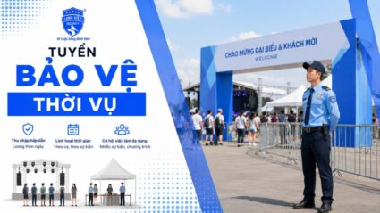 Tuyển bảo vệ thời vụ